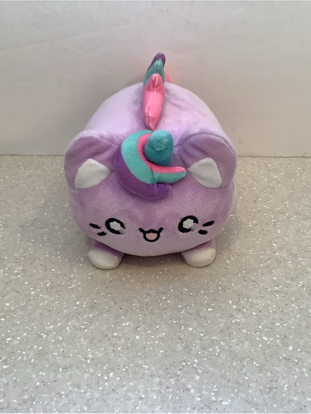 Aurora Tasty Peach Meowchi Plush Unicorn Cat Stuffed Animal Lavender Dream Toy